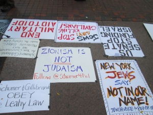 sign - Zionism Is Not Judaism